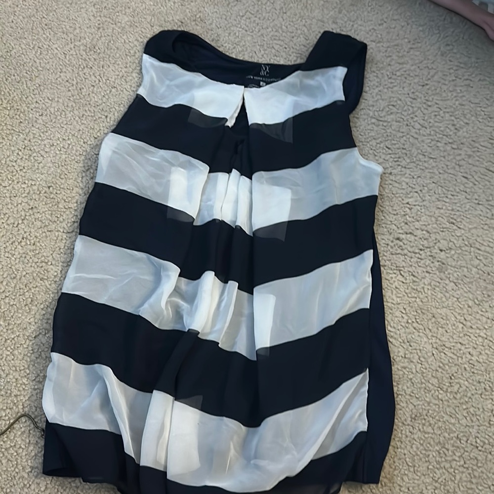 A flowy tank top shirt